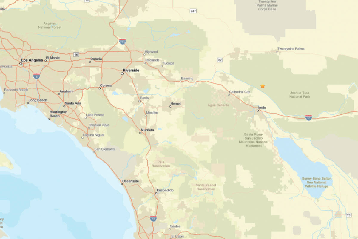 No tsunami threat to B . C . after 4 . 3 - magnitude earthquake in California | Tofino / Ucluelet Westerly News